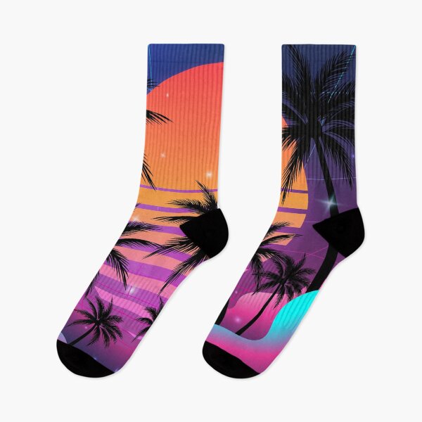 Item preview, Blazing Sunset Synthwave designed and sold by MaiZephyr.