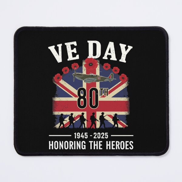Item preview, VE Day 80th anniversary 2025 Flag V-E Day 80th designed and sold by varioarts.