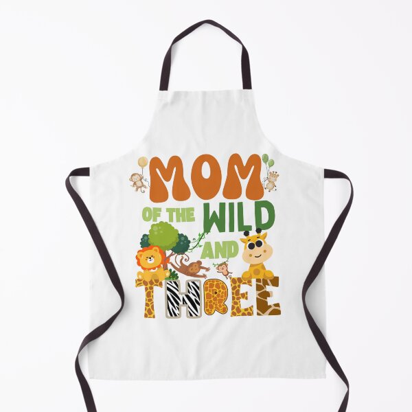 Item preview, Mom Of The Wild And Three - Funny Safari Birthday Party designed and sold by thebest-2studio.