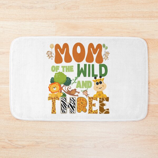 Item preview, Mom Of The Wild And Three - Funny Safari Birthday Party designed and sold by thebest-2studio.