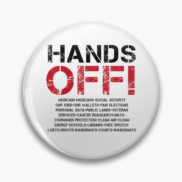Item preview, Hands Off Protest Anti President designed and sold by Vincent-Cloud.
