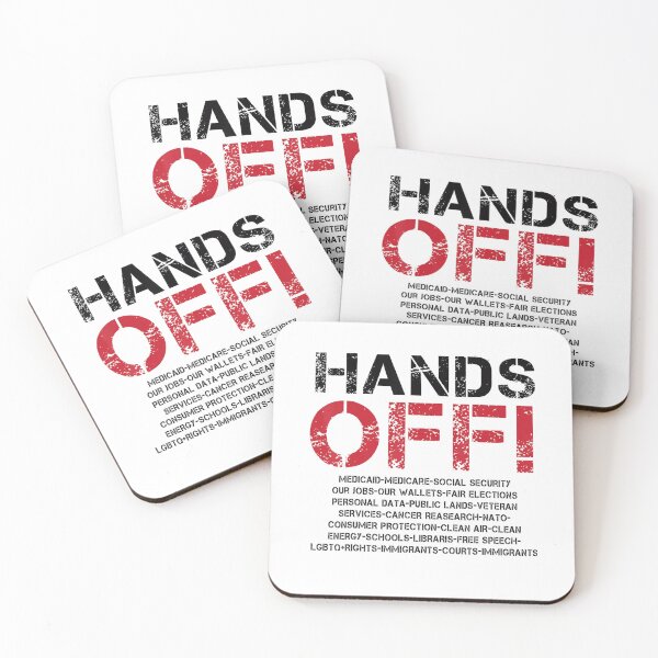 Item preview, Hands Off Protest Anti President designed and sold by Vincent-Cloud.