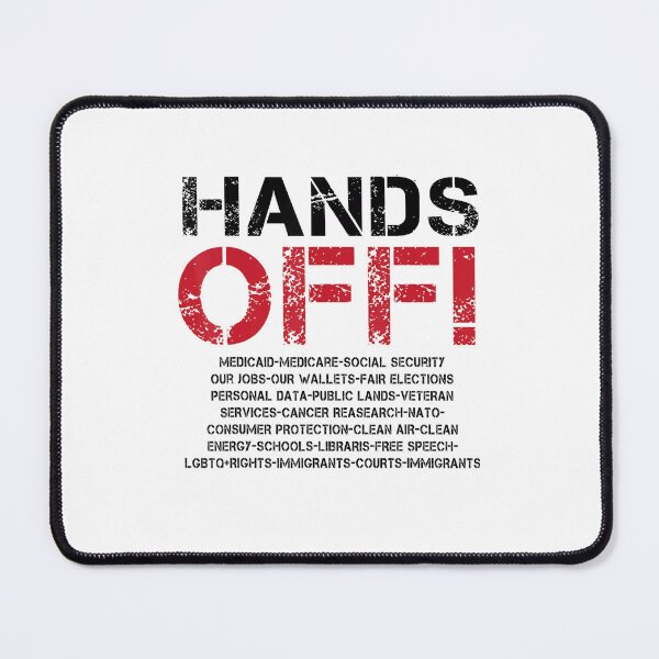 Item preview, Hands Off Protest Anti President designed and sold by Vincent-Cloud.