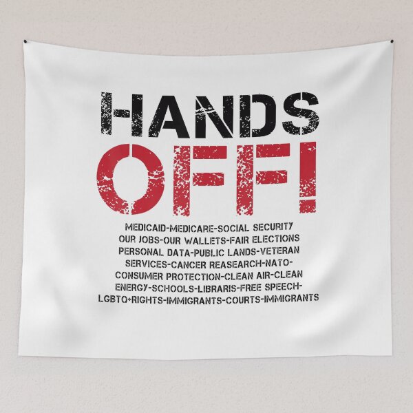 Item preview, Hands Off Protest Anti President designed and sold by Vincent-Cloud.