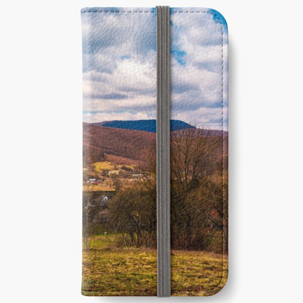 mountainous countryside in springtime iPhone Wallet