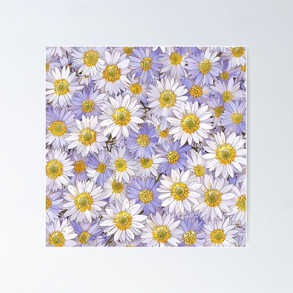 Item preview, Seaside Daisy flower pattern designed and sold by CoolPixels.