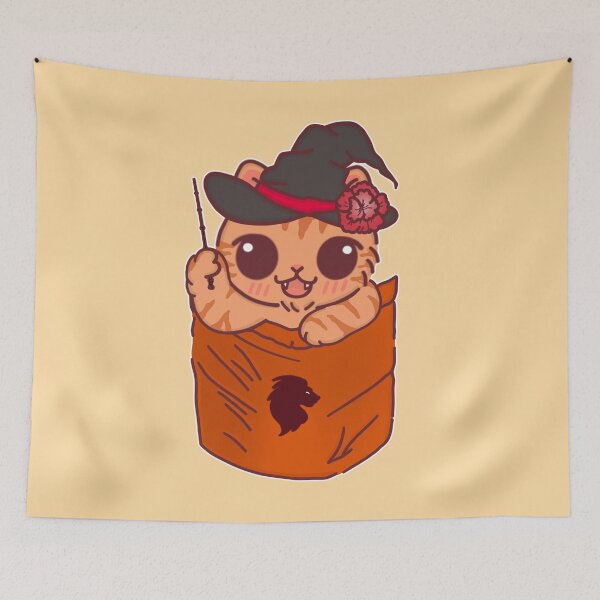 Item preview, Magic Chest Pocket – Brave Wizard Cat designed and sold by BGMeYou.