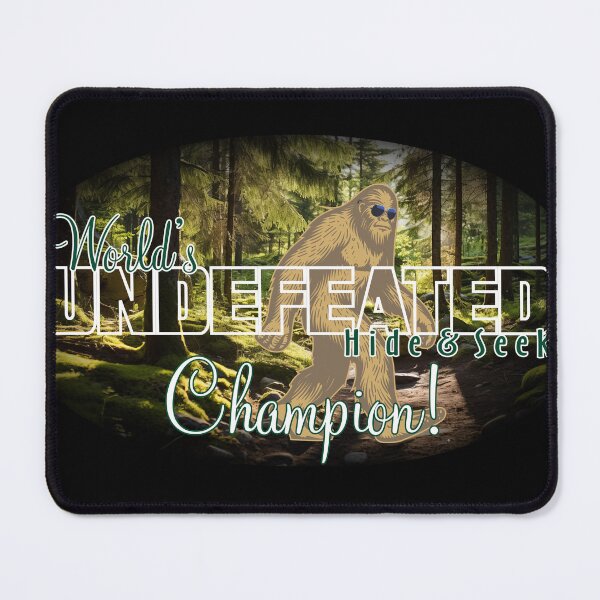 Item preview, Hide & seek with Sasquatch designed and sold by ColorWheelDsign.
