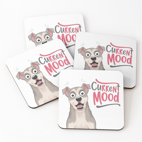 Item preview, Current Mood – Funny Dog Expression designed and sold by BaisaStudio.