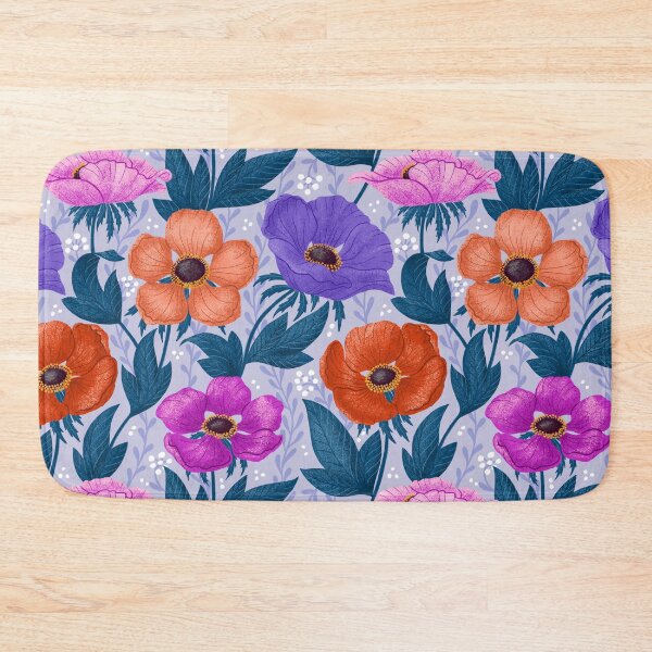 Item preview, Bold colorful anemone - purple designed and sold by me-coco-design.