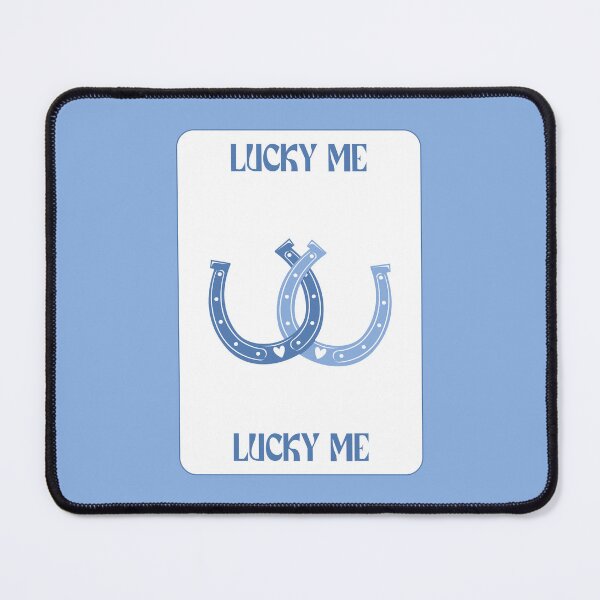 Item preview, Lucky Me Blue Horse Shoe Coastal Cowgirl designed and sold by AestheticAnnette.
