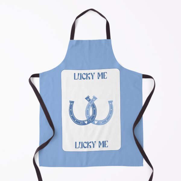 Item preview, Lucky Me Blue Horse Shoe Coastal Cowgirl designed and sold by AestheticAnnette.