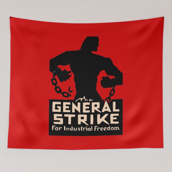 Item preview, General Strike for Industrial Freedom designed and sold by Radical Poster Collective.