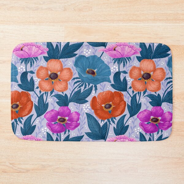 Item preview, Bold colorful anemone - blue designed and sold by me-coco-design.