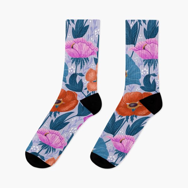 Item preview, Bold colorful anemone - blue designed and sold by me-coco-design.