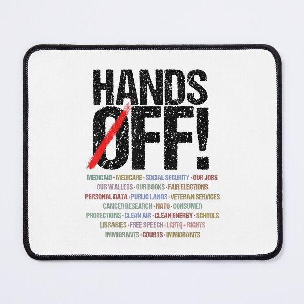 Item preview, Hands Off Protest Black designed and sold by Vincent-Cloud.