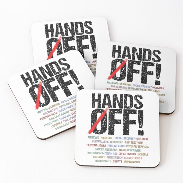 Item preview, Hands Off Protest Black designed and sold by Vincent-Cloud.