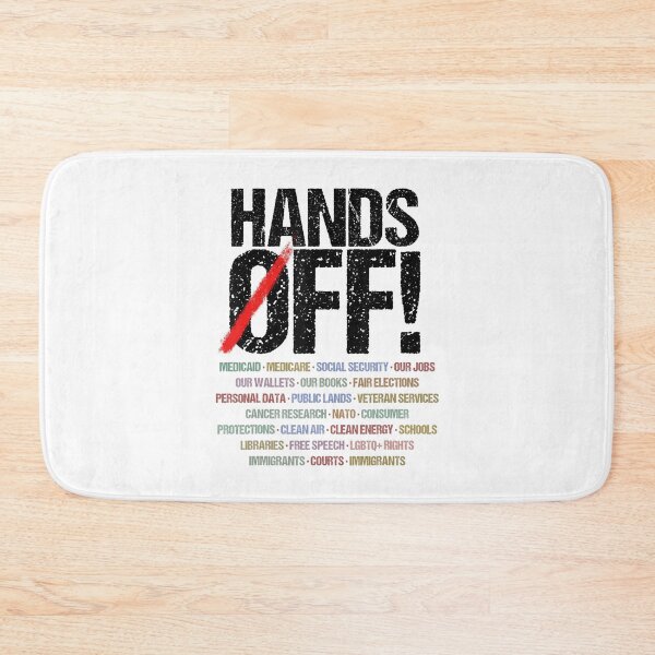 Item preview, Hands Off Protest Black designed and sold by Vincent-Cloud.