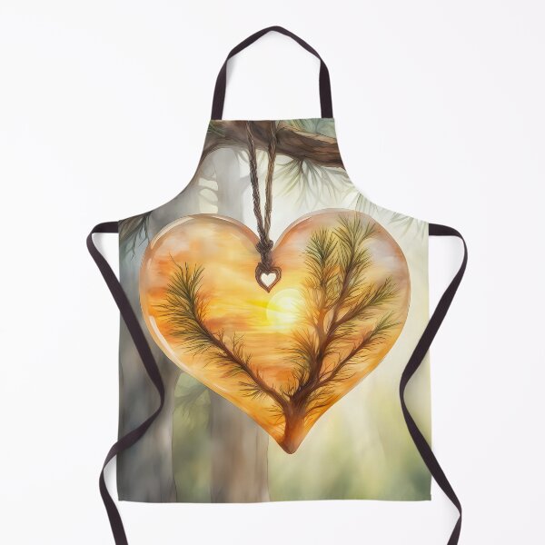 Item preview, Golden Resin Heart designed and sold by CalmnessbyChoice.