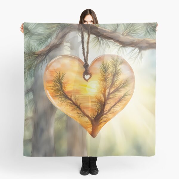 Item preview, Golden Resin Heart designed and sold by BookCovered.