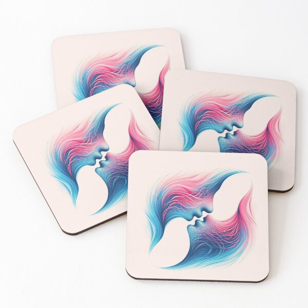 Item preview, Couple in abstract harmony designed and sold by Sigtrix.