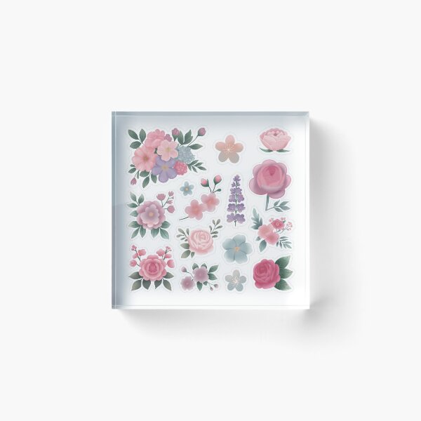 Item preview, Spring Blossom - Floral Digital Sticker Set for Planners & Scrapbooks. designed and sold by iuliiaGot.