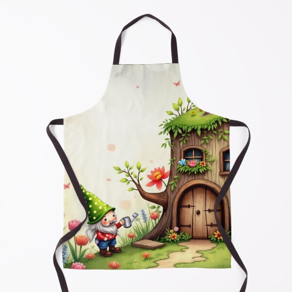 Item preview, Magical Gnome World: colorful spring awakening at the tree stump house designed and sold by Connys Colorful World.