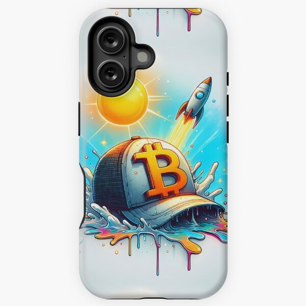Aperçu de l'œuvre Arte Digitale Bitcoin : Design exclusif avec effets de couleur, Razzo et Sole pour le créateur de marque créée et vendue par Life Emotions.