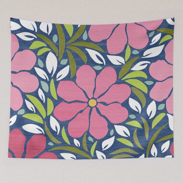 Item preview, BotanixM - botanical denim pattern designed and sold by primavera art.