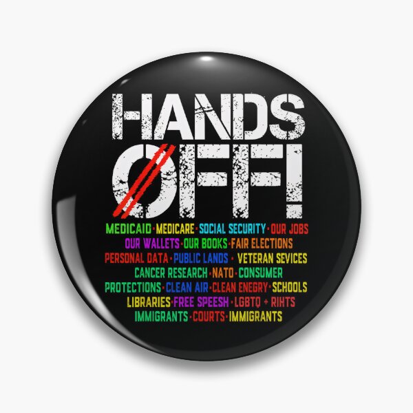 Item preview, Hands Off Protest Funny Social Security And Medicare Protest designed and sold by Vincent-Cloud.
