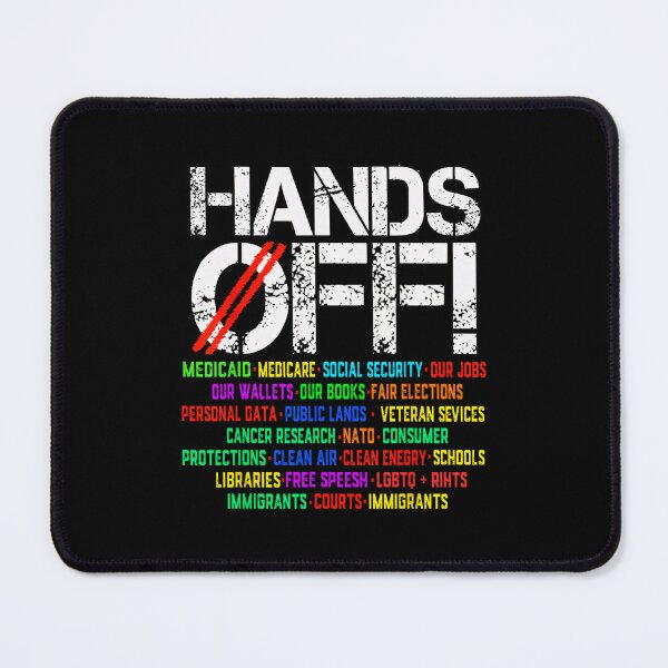 Item preview, Hands Off Protest Funny Social Security And Medicare Protest designed and sold by Vincent-Cloud.