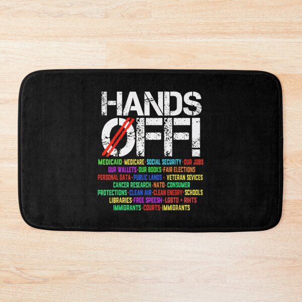 Item preview, Hands Off Protest Funny Social Security And Medicare Protest designed and sold by Vincent-Cloud.