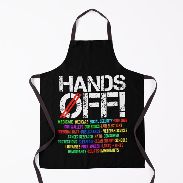 Item preview, Hands Off Protest Funny Social Security And Medicare Protest designed and sold by Vincent-Cloud.
