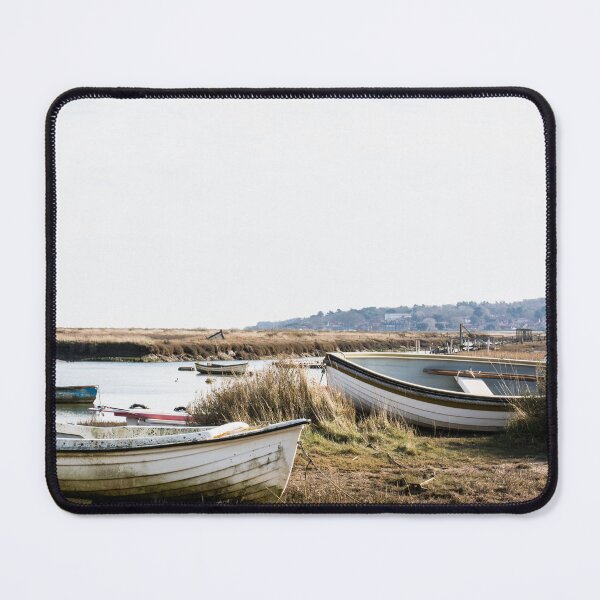Item preview, Norfolk boats at low tide designed and sold by clgcreativearts.