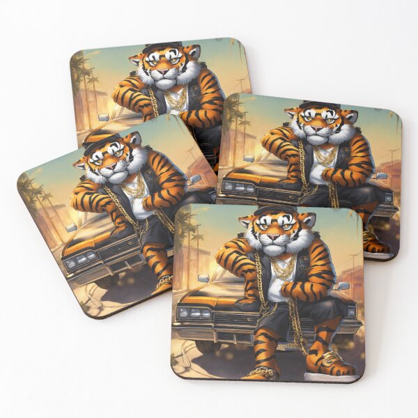 Item preview, tiger iPhone case designed and sold by hsstudio2025.