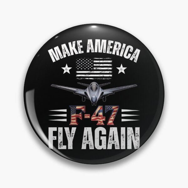 Item preview, F 47 Jet Fighter Aircraft Make America Fly Again designed and sold by kerrickflowers.
