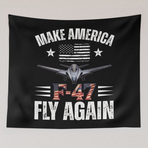 Item preview, F 47 Jet Fighter Aircraft Make America Fly Again designed and sold by kerrickflowers.
