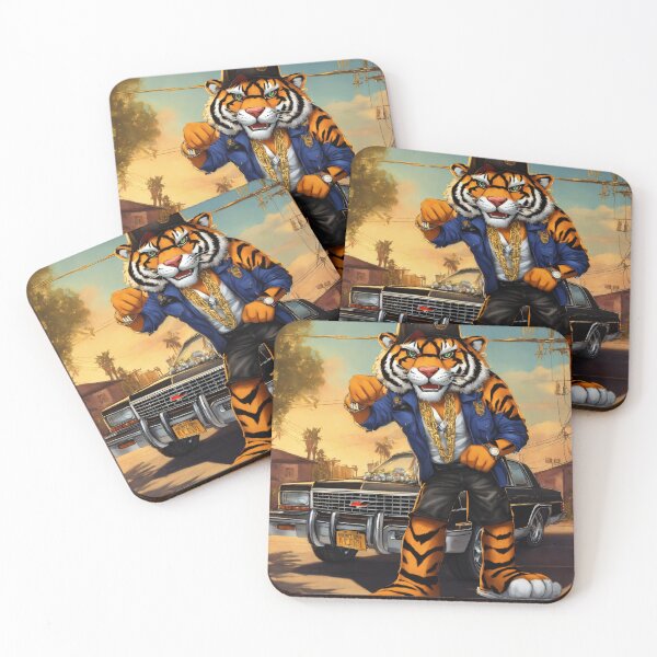 Item preview, tiger iPhone case designed and sold by hsstudio2025.