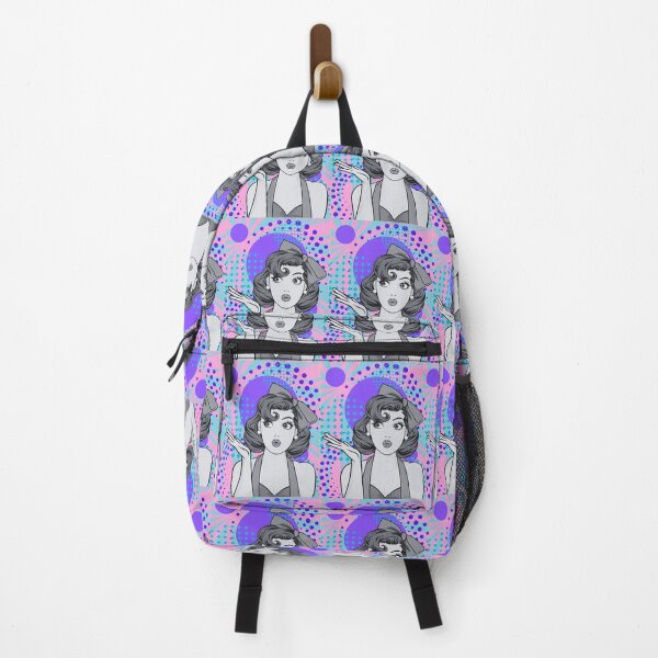 Item preview, Retro Woman, Pop Art, Bow, Beautiful, Vintage Style #7 designed and sold by AASparksDesigns.