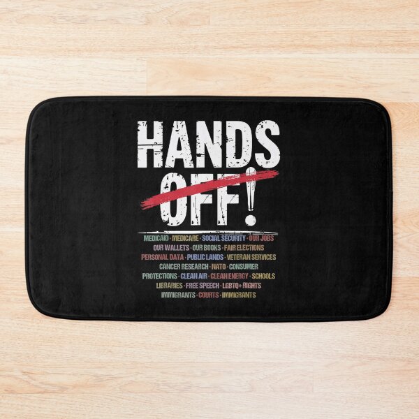 Item preview, Hands Off Protest Political designed and sold by Vincent-Cloud.