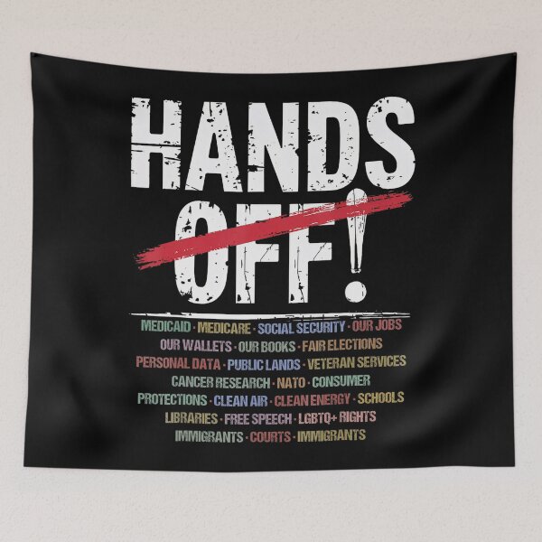 Item preview, Hands Off Protest Political designed and sold by Vincent-Cloud.