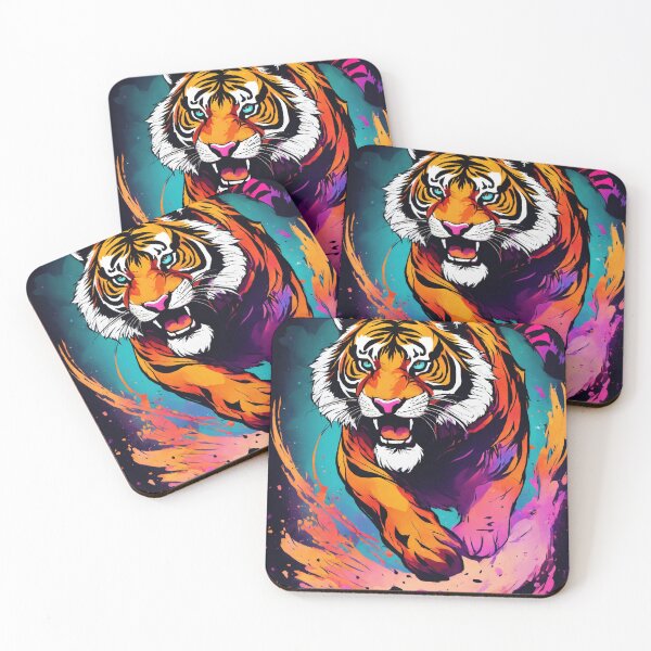 Item preview, tiger iPhone case designed and sold by hsstudio2025.