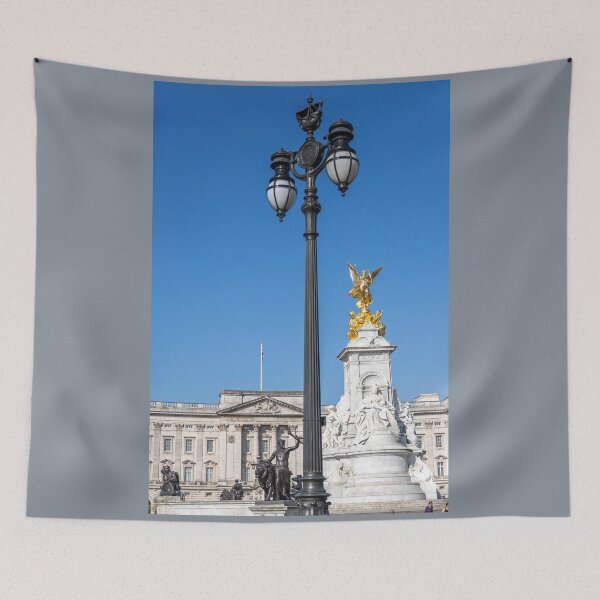 Item preview, UK. England. London. Lamppost with Palace & Sculptures.  designed and sold by vadim19.