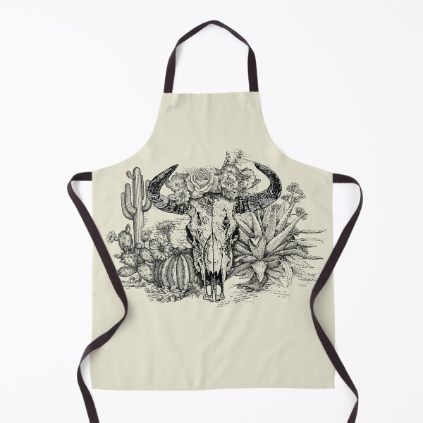 Item preview,  Western Americana (cow skull and flowers) black designed and sold by BessoChicca.