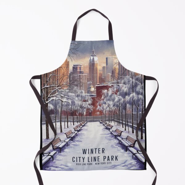 Item preview, Winter City Park - High Line Park designed and sold by Aise06.