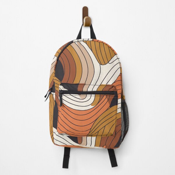 Item preview, Retro Wave Flow Pattern – Seamless 70s Inspired Curved Stripe Design designed and sold by designedbyNil.
