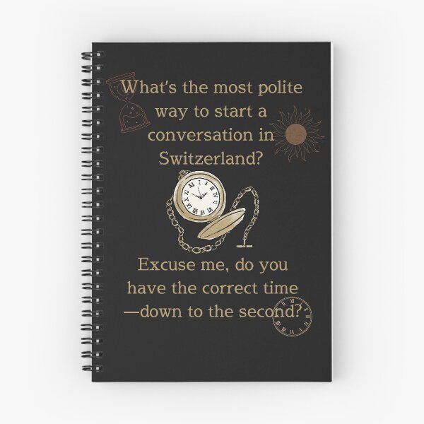 Item preview, Swiss correct time joke designed and sold by adamlach88.