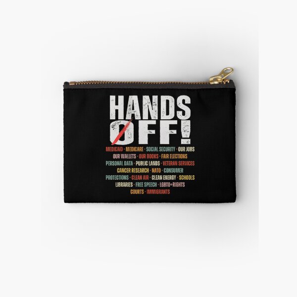 Item preview, Hands Off Protest Retro Social Security And Medicare Protest designed and sold by Vincent-Cloud.