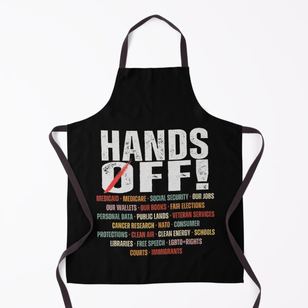 Item preview, Hands Off Protest Retro Social Security And Medicare Protest designed and sold by Vincent-Cloud.