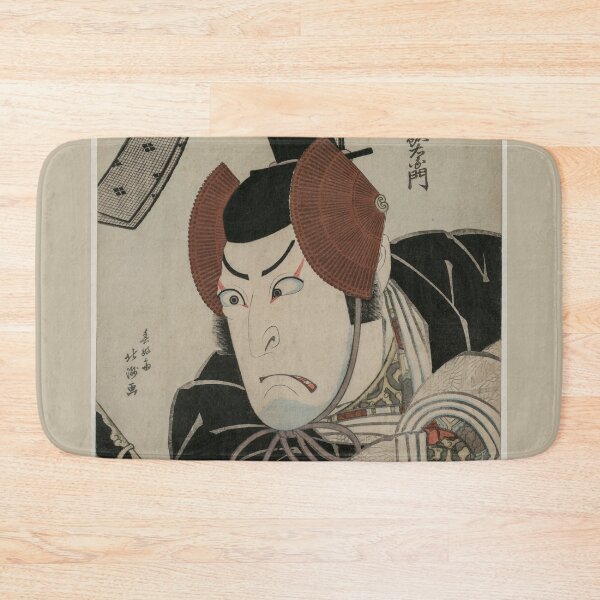 Item preview, Actor Nakamura Utaemon III (Shikan) as Ishikawa Goemon at the Battle of Okehazama (Okehazama Gassen), 1826. Shunkōsai Hokushū designed and sold by Vintage Designs +.